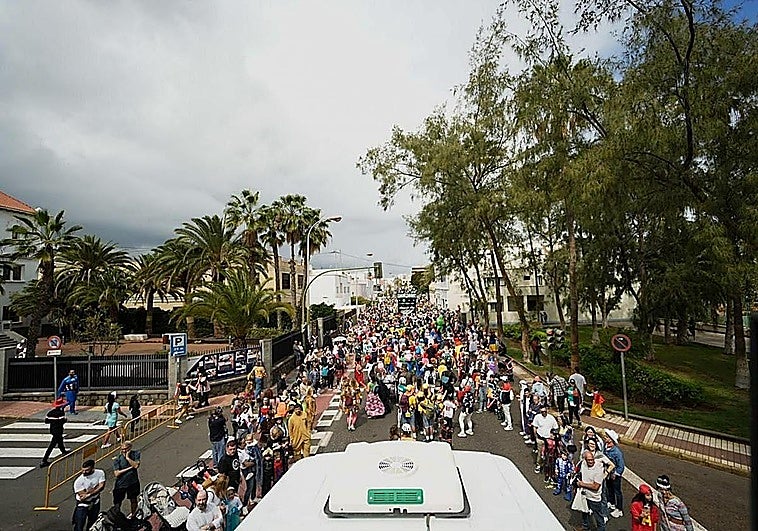 Cortes de tráfico durante el primer fin de semana grande del carnaval de Las Palmas de Gran Canaria