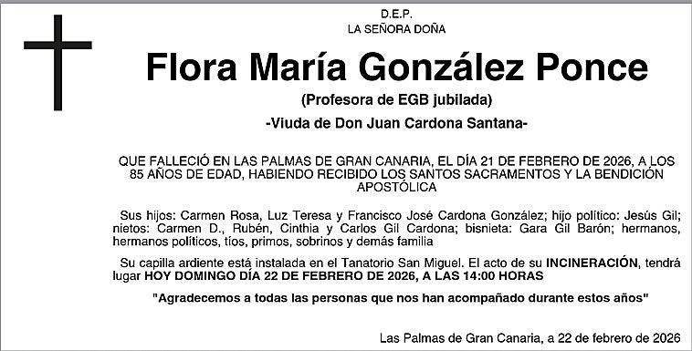 Flora María González Ponce