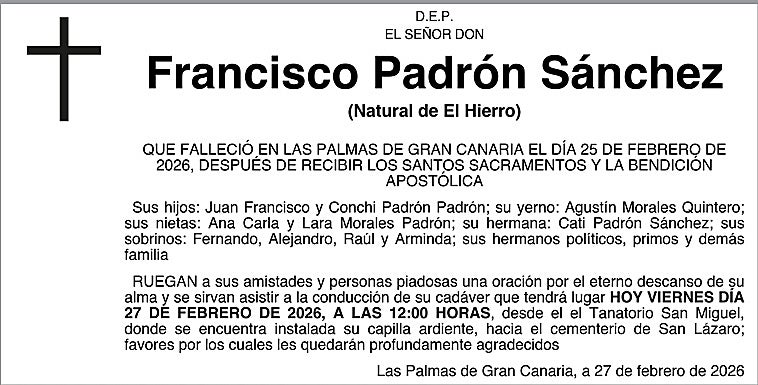 Francisco Padrón Sánchez