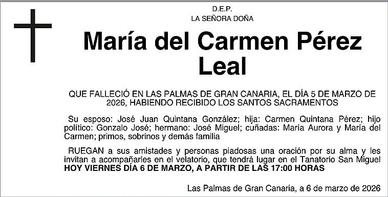 María del Carmen Pérez Leal