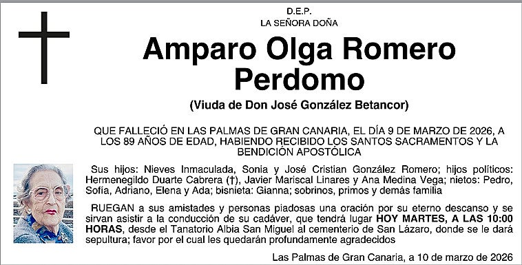 Amparo Olga Romero Perdomo