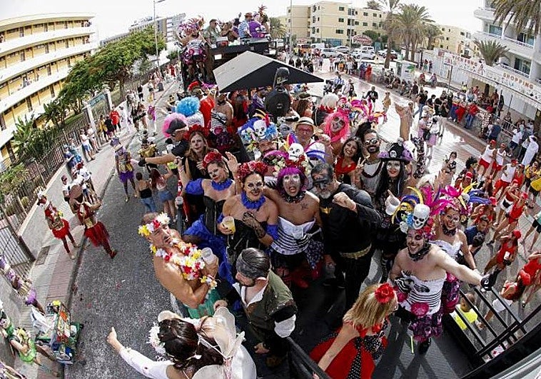 Así queda el calendario del carnaval de Maspalomas tras los aplazamientos producidos por la borrasca Therese