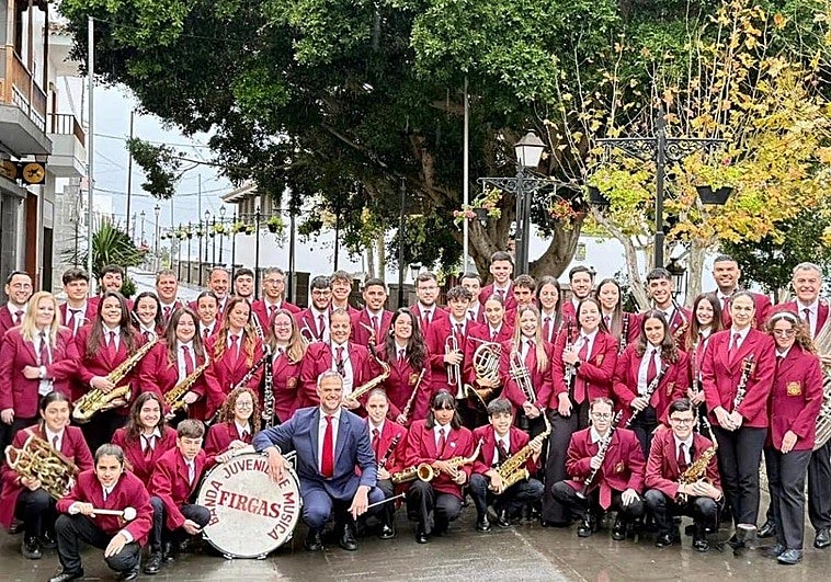Medio siglo de música con la Banda Juvenil de Firgas