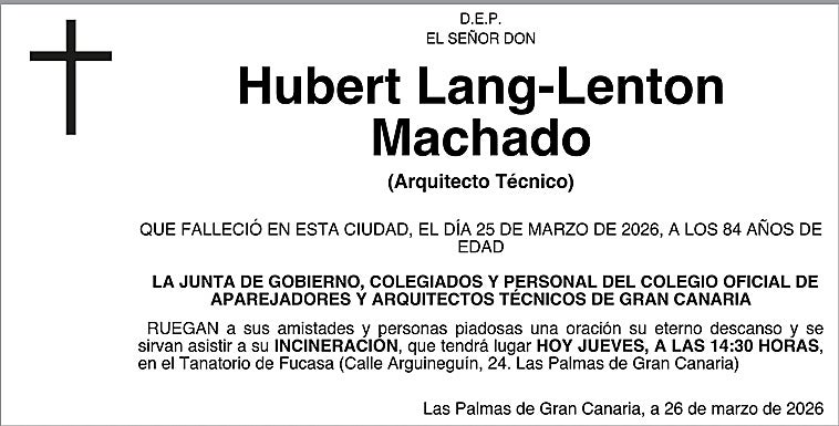 Hubert Lang-Lenton Machado