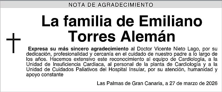 La familia de Emiliano Torres Alemán