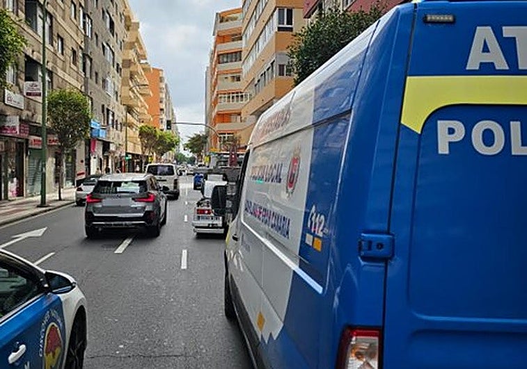 Detenido un conductor con cocaína tras dar positivo en drogas después de una infracción de tráfico en Las Palmas de Gran Canaria
