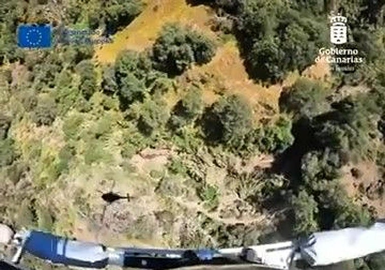 Rescatan a una mujer que se cayó en el barranco de Los Cernícalos mientras hacía senderismo