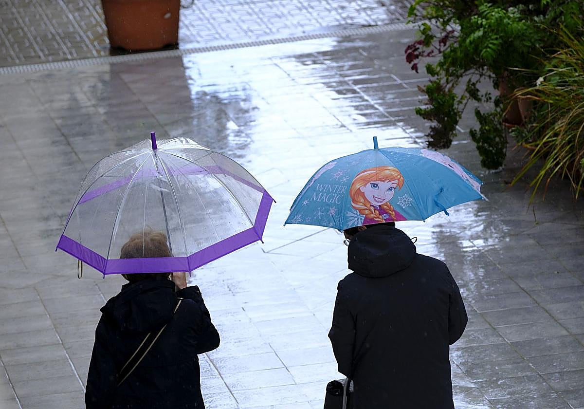 Nubes sobre Canarias antes de lluvias