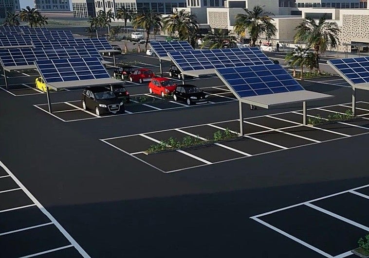 Las estaciones del tren de Gran Canaria suman 2.055 plazas de aparcamiento