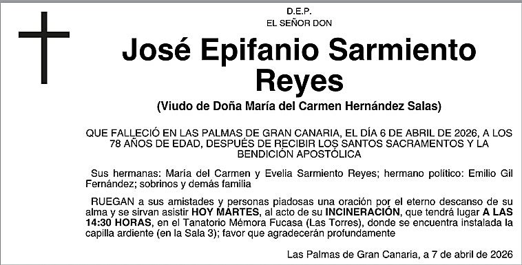 José Epifanio Sarmiento Reyes