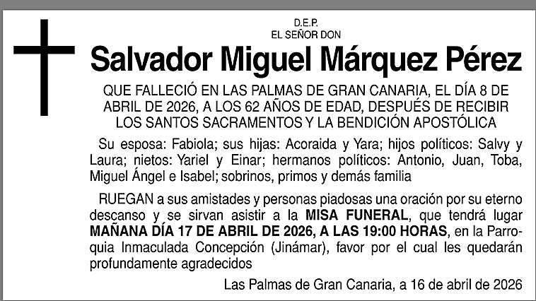 Salvador Miguel Márquez Pérez