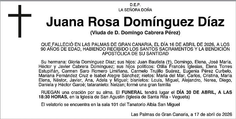 Juana Rosa Domínguez Díaz