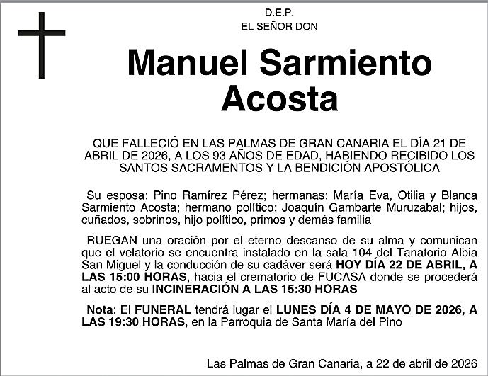 Manuel Sarmiento Acosta