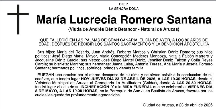 María Lucrecia Romero Santana