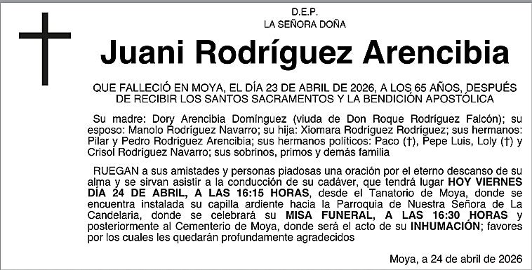 Juani Rodríguez Arencibia