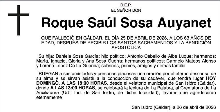 Roque Saúl Sosa Auyanet