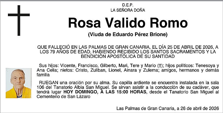 Rosa Valido Romo