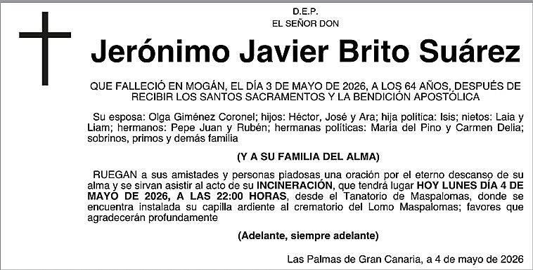 Jerónimo Javier Brito Suárez