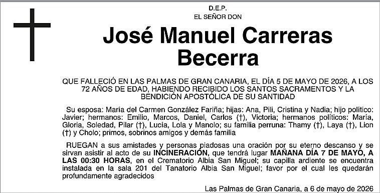 José Manuel Carreras Becerra