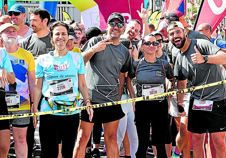 Los dorsales, en Las Arenas