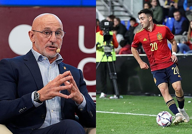 El exjugador de la UD Alberto Moleiro, en la prelista de 55 jugadores de Luis de la Fuente