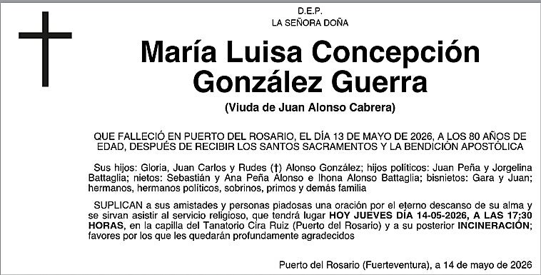 María Luisa Concepción González Guerra