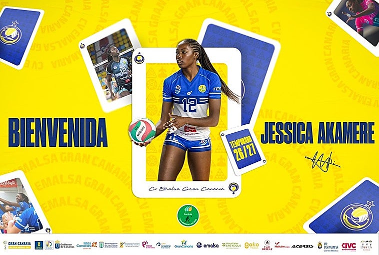Jessica Akamere, nueva central del CV Emalsa Gran Canaria