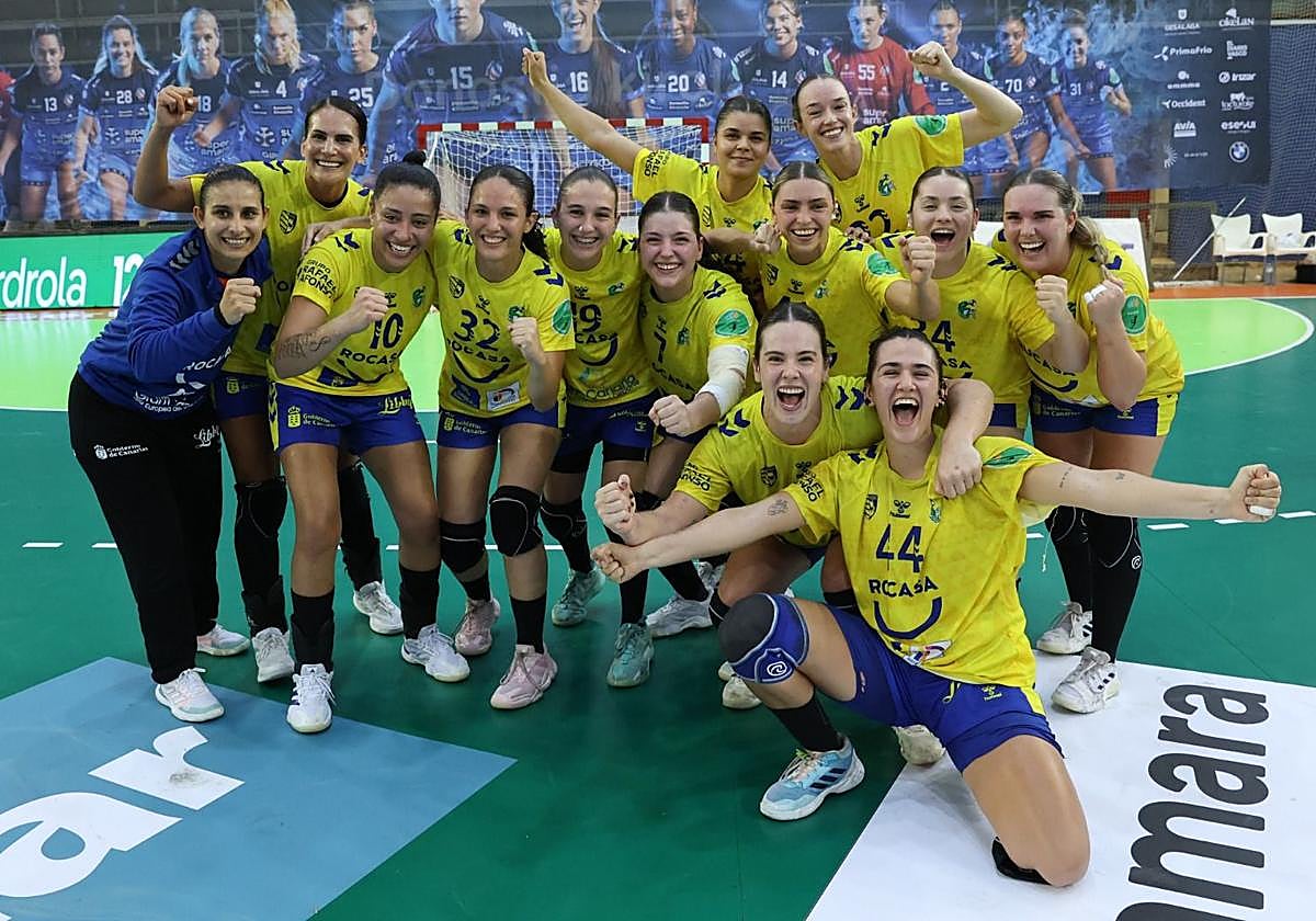 El Rocasa Gran Canaria golpea primero en la final de la Liga Guerreras Iberdrola (19-23)
