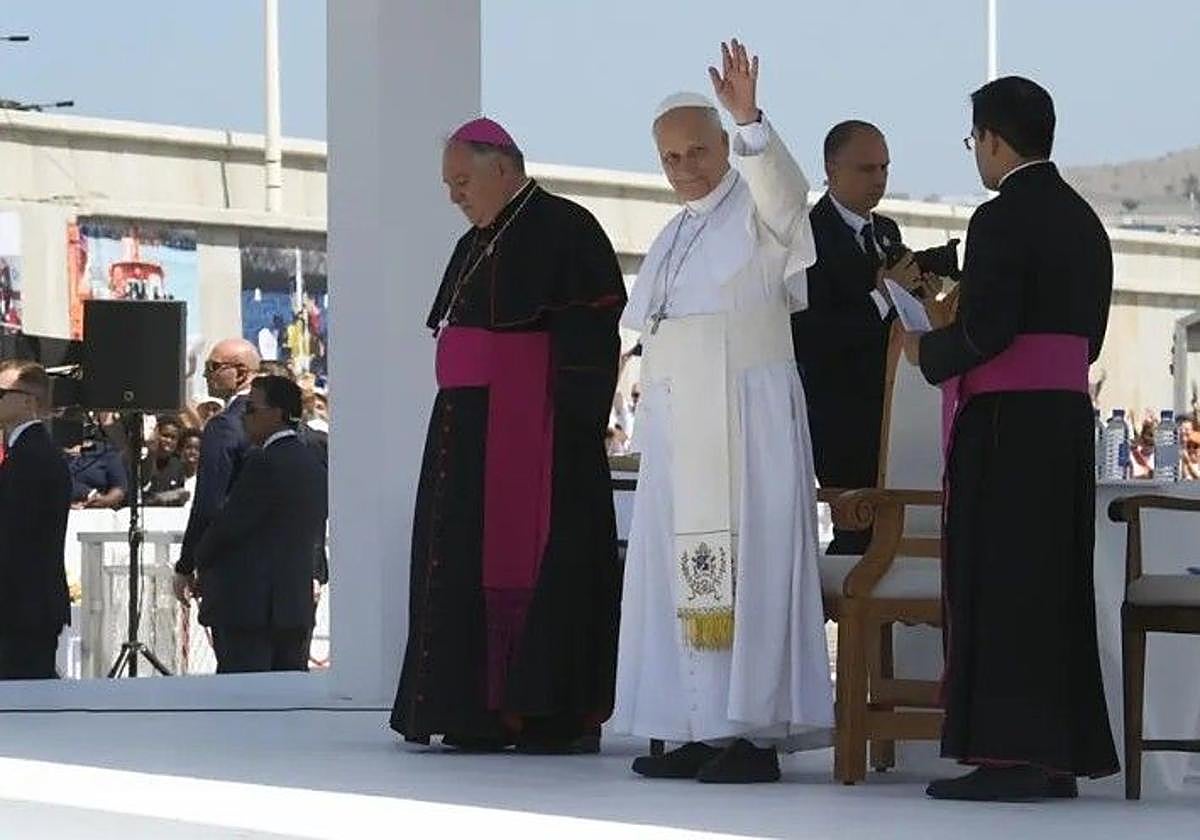 El mensaje del papa León XIV en el Muelle de Arguineguín conecta con el 43,4 % de la audiencia canaria