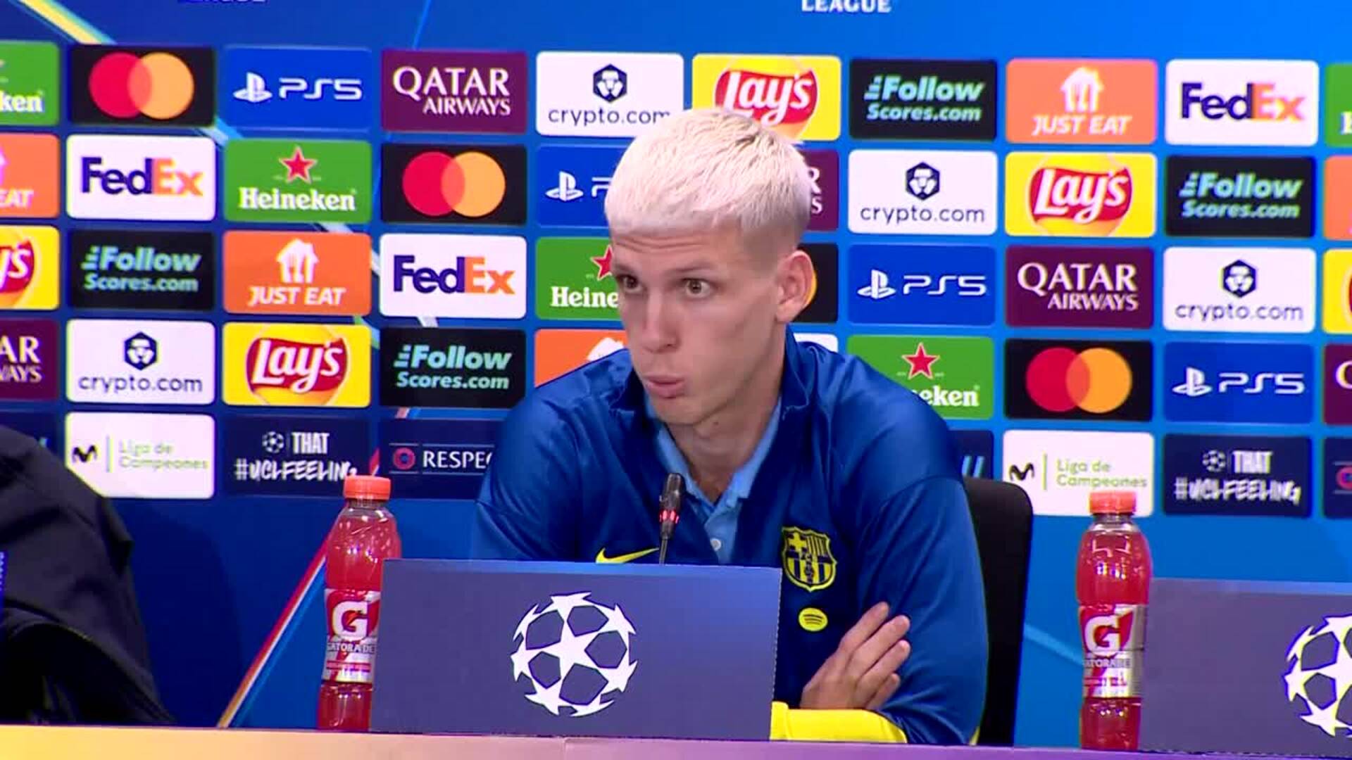 Dani Olmo: "Lo primero es ganar y los otros partidos nos dan totalmente igual"