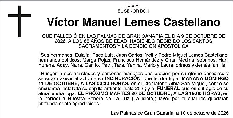 Víctor Manuel Lemes Castellano