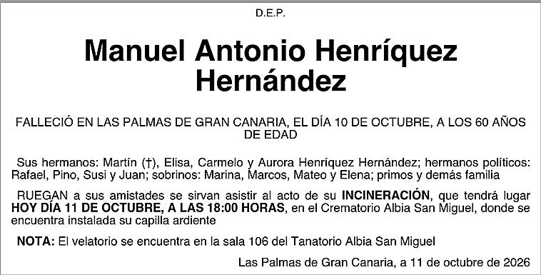 Manuel Antonio Henríquez Hernández