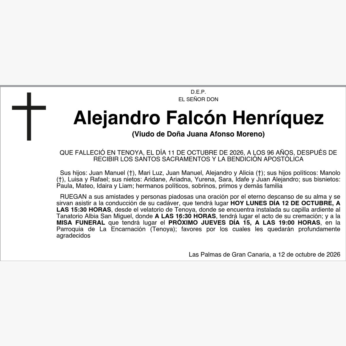 Alejandro Falcón Henríquez