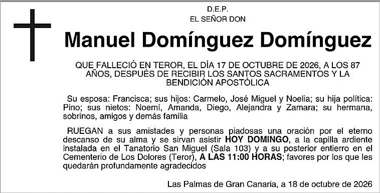 Manuel Domínguez Domínguez