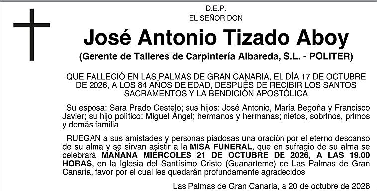 José Antonio Tizado Aboy