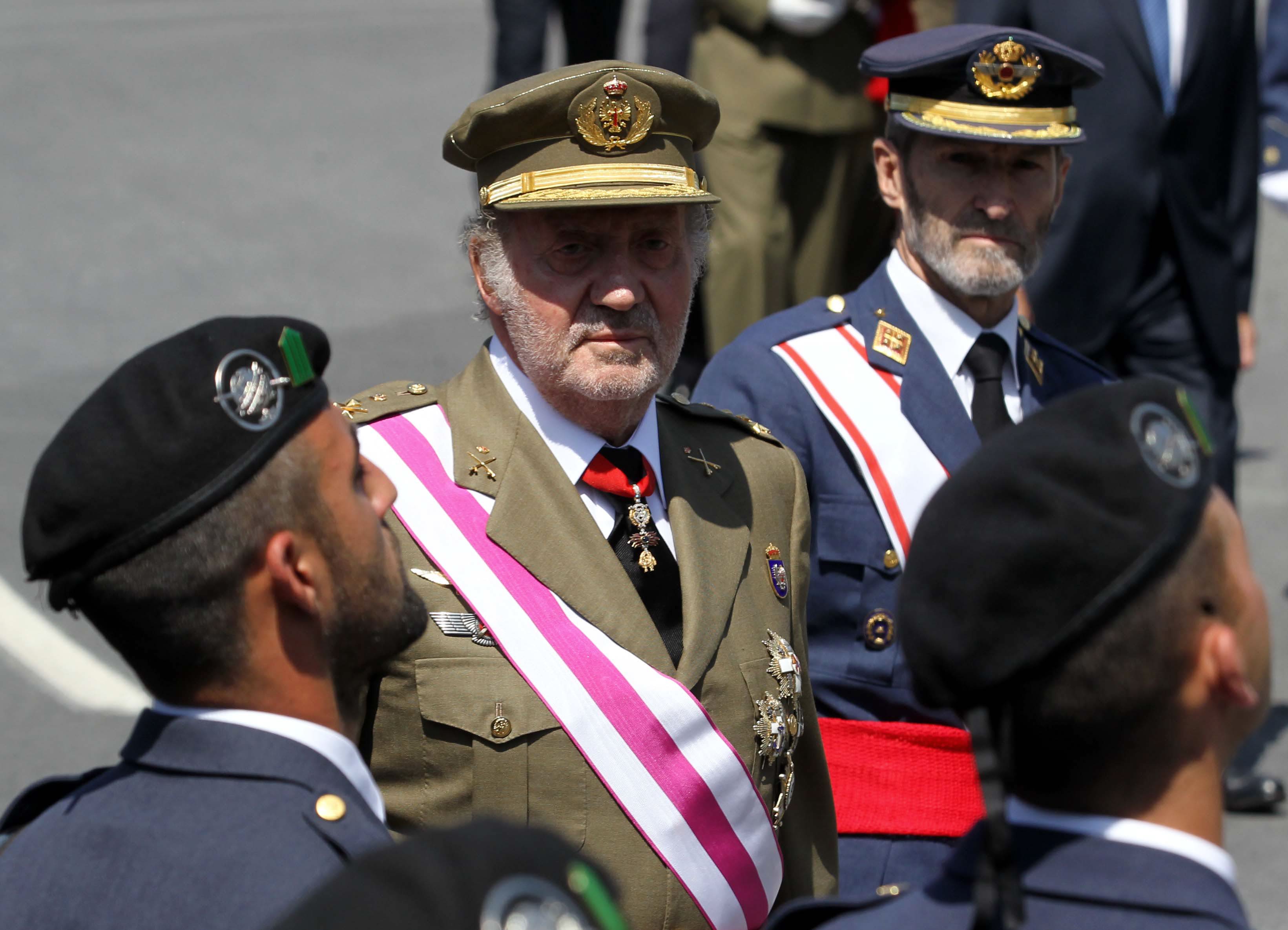 Última visita a Málaga (2011).. Su última visita a Málaga fue en 2011, en el acto del Día de las Fuerzas Armadas que se celebró en el Paseo del Parque.