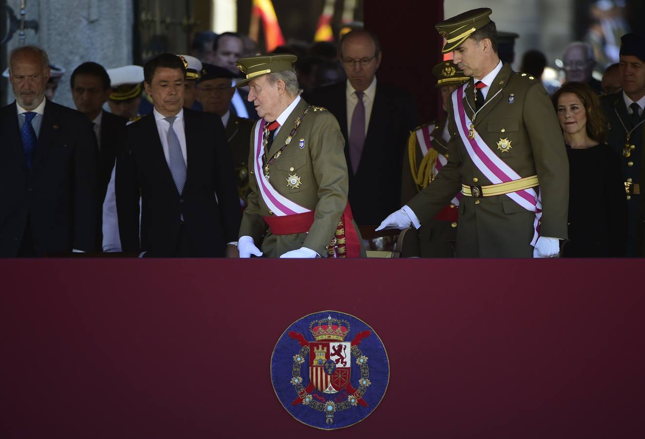 El primer acto del Rey y el Príncipe tras la abdicación