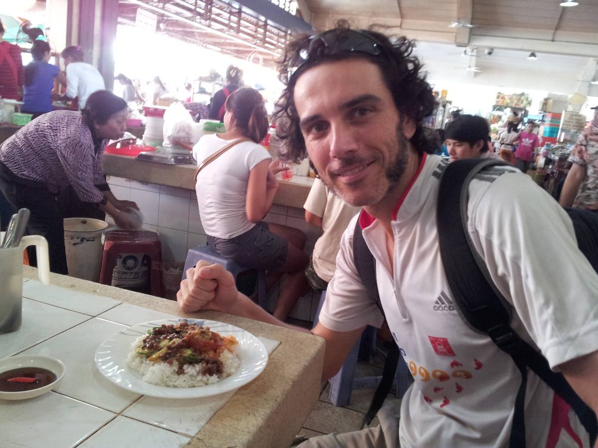 Camboya. Almuerzo Central Market