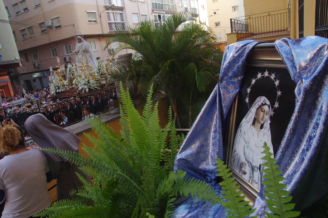 La Virgen del Rocio, recorre la Victoria