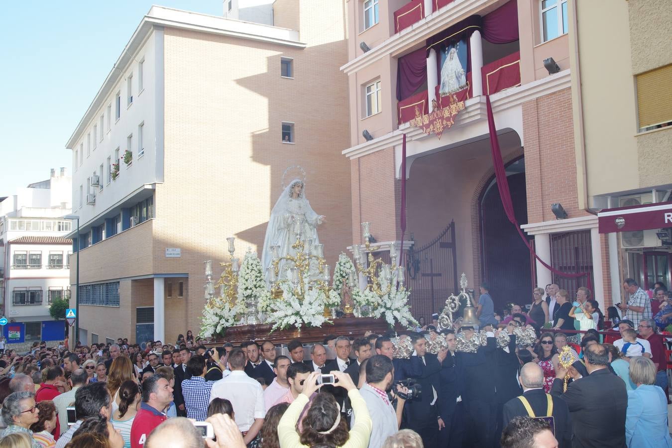 La Virgen del Rocio, recorre la Victoria