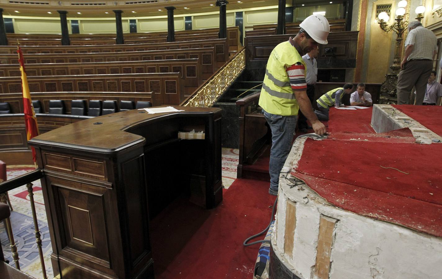 Las Cortes se preparan para la proclamación de Felipe VI