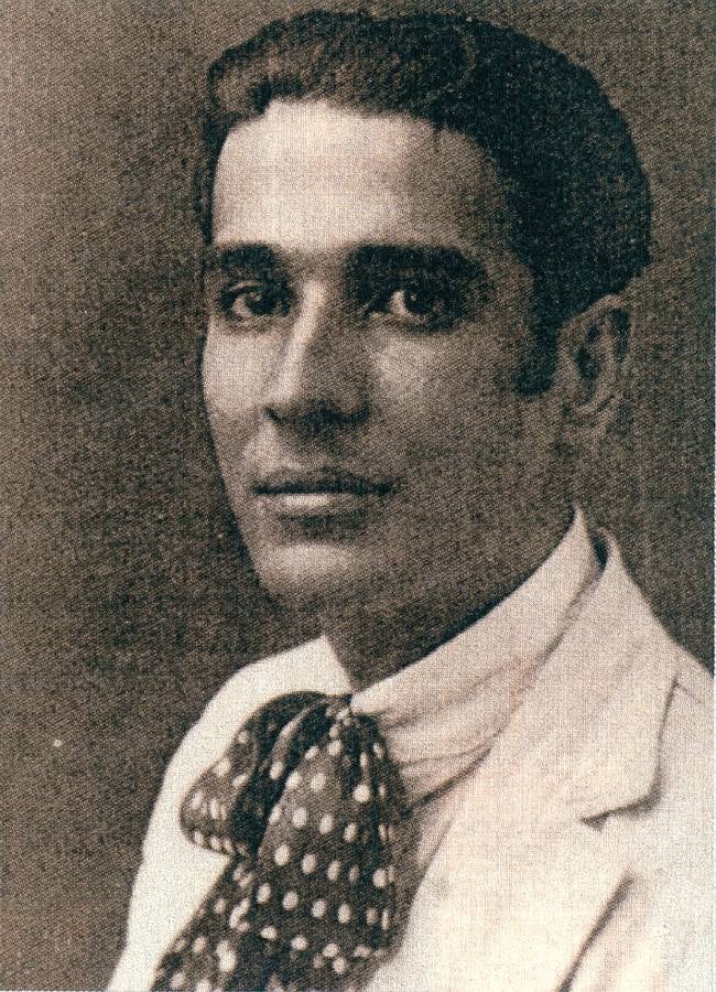 Juan Vargas, de joven.