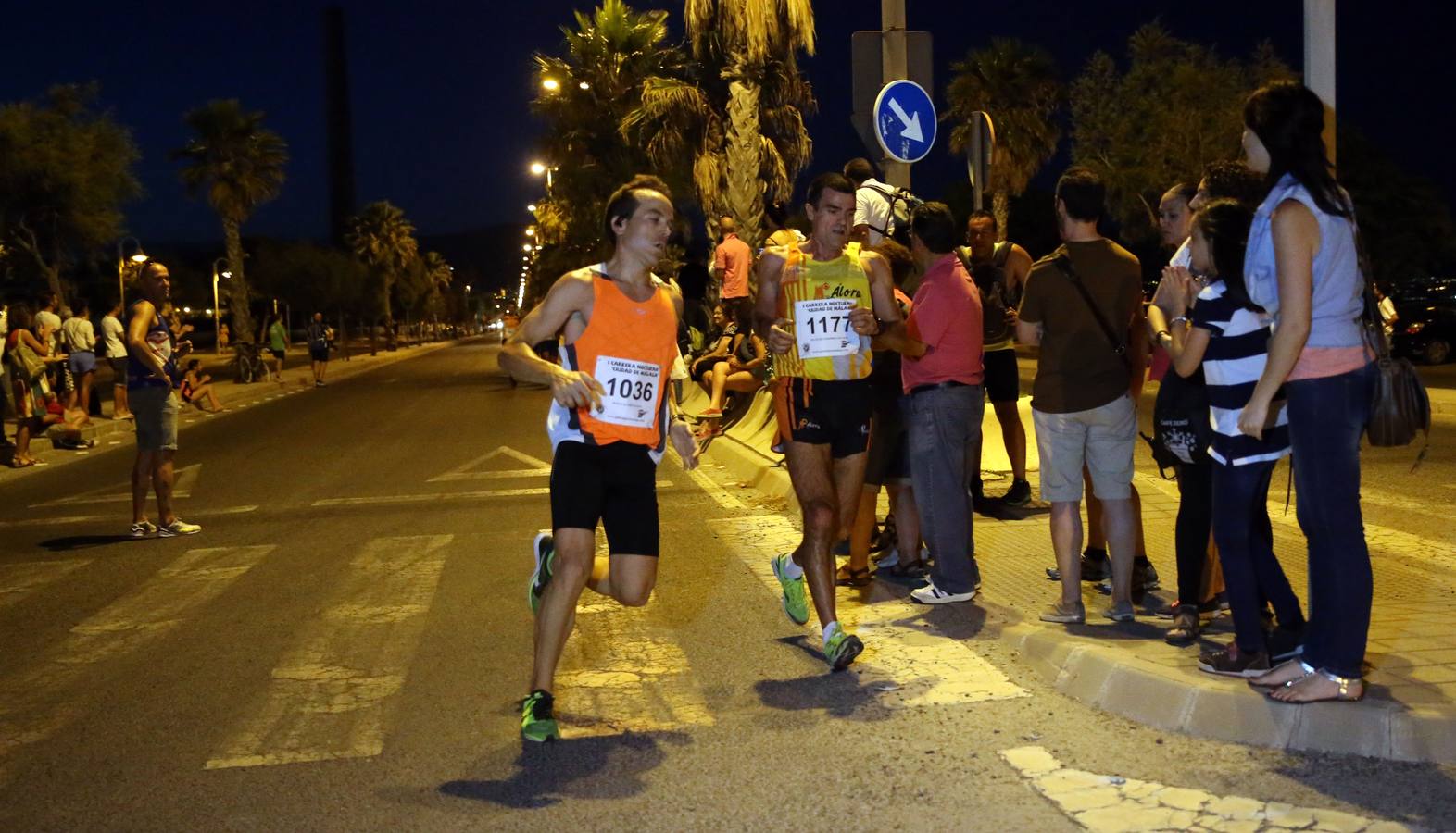 La carrera nocturna, en imágenes