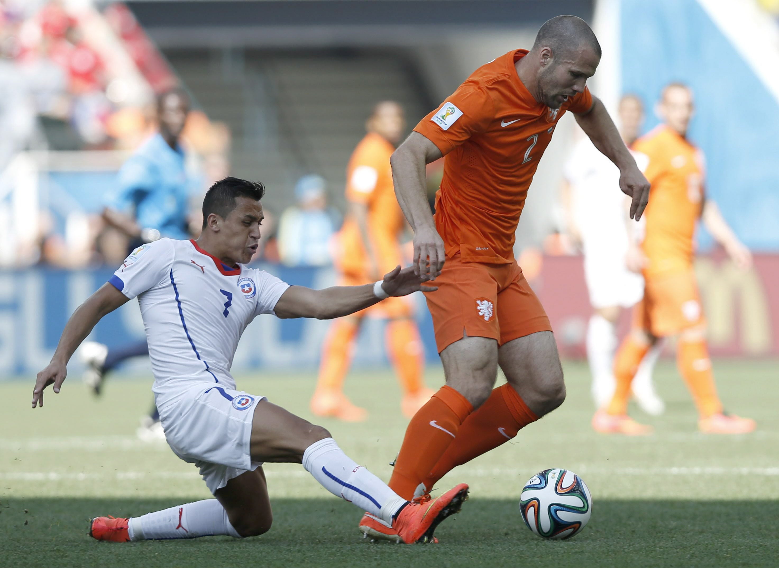 Holanda-Chile, primera fase