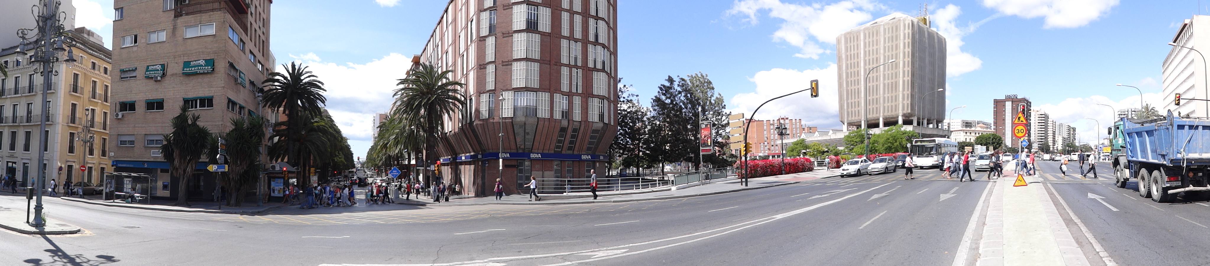 Málaga, a través de fotos panorámicas