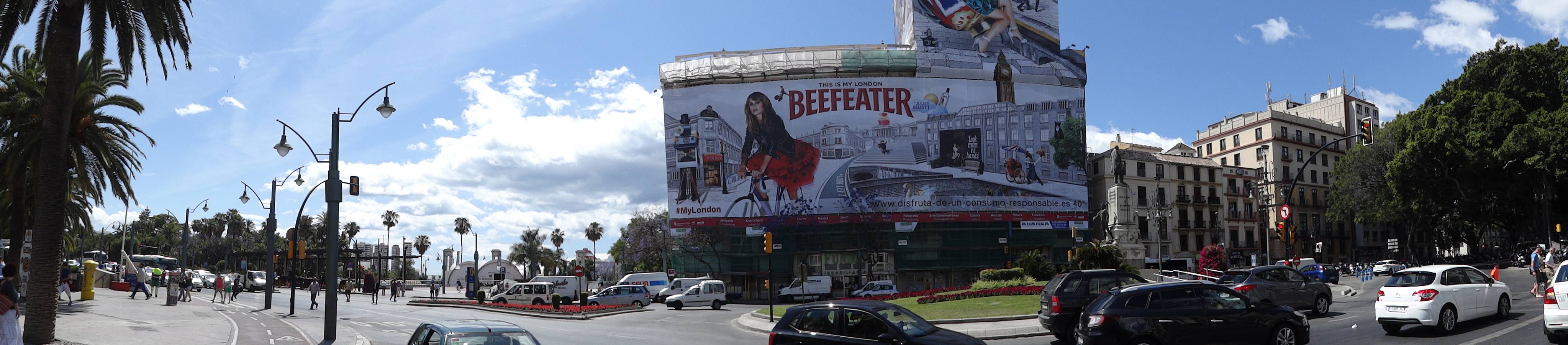 Málaga, a través de fotos panorámicas