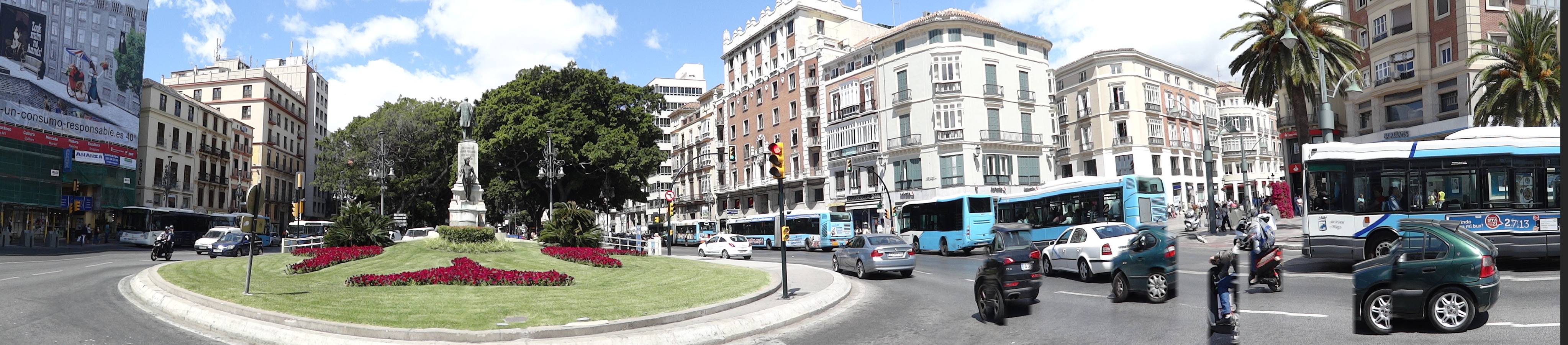 Málaga, a través de fotos panorámicas