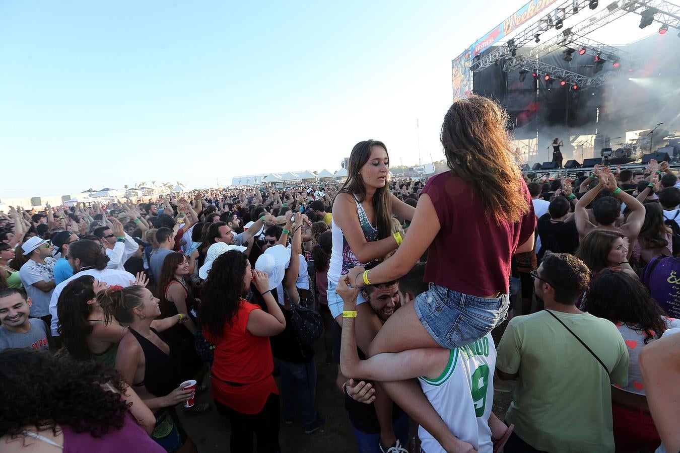 Dándolo todo en Torre del Mar