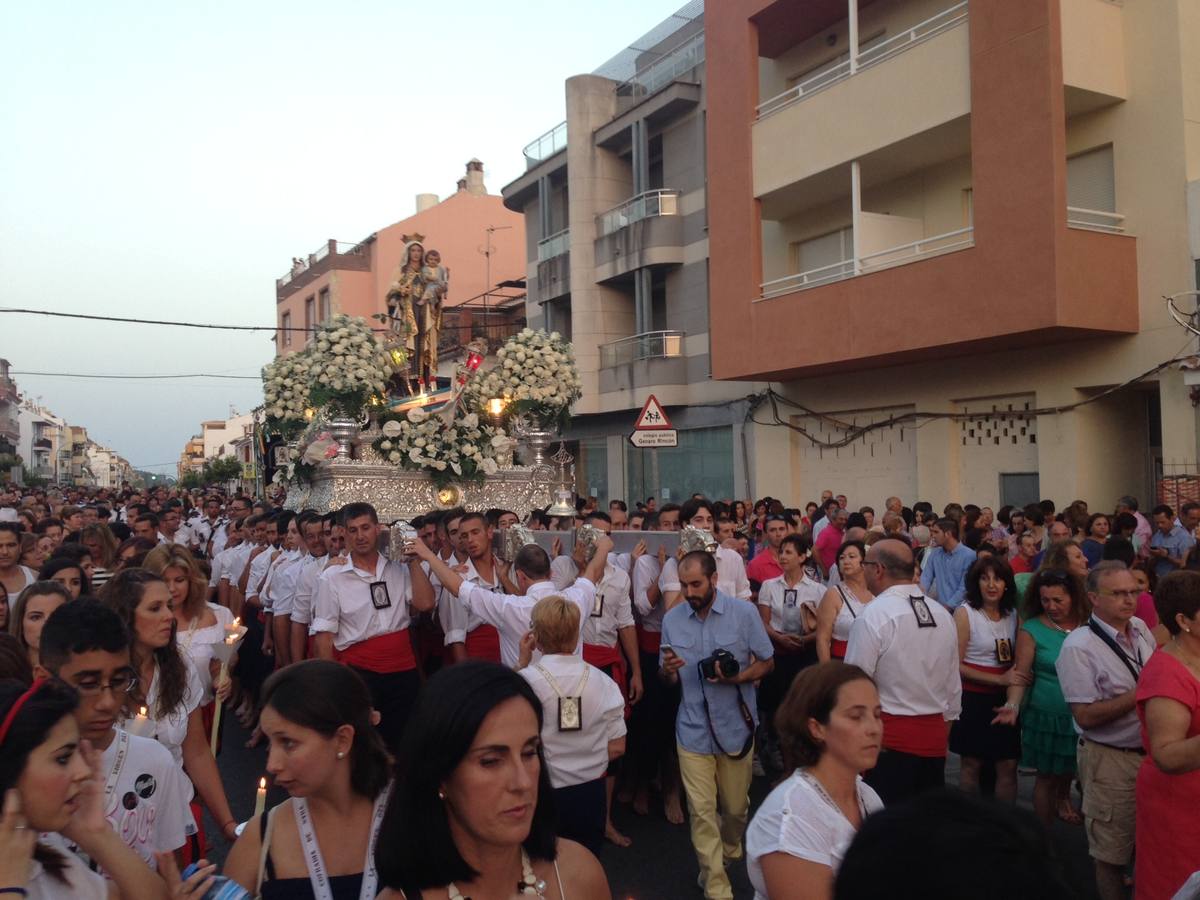 Fotos de la festividad del Carmen en Nerja, Caleta de Vélez y Rincón de la Victoria