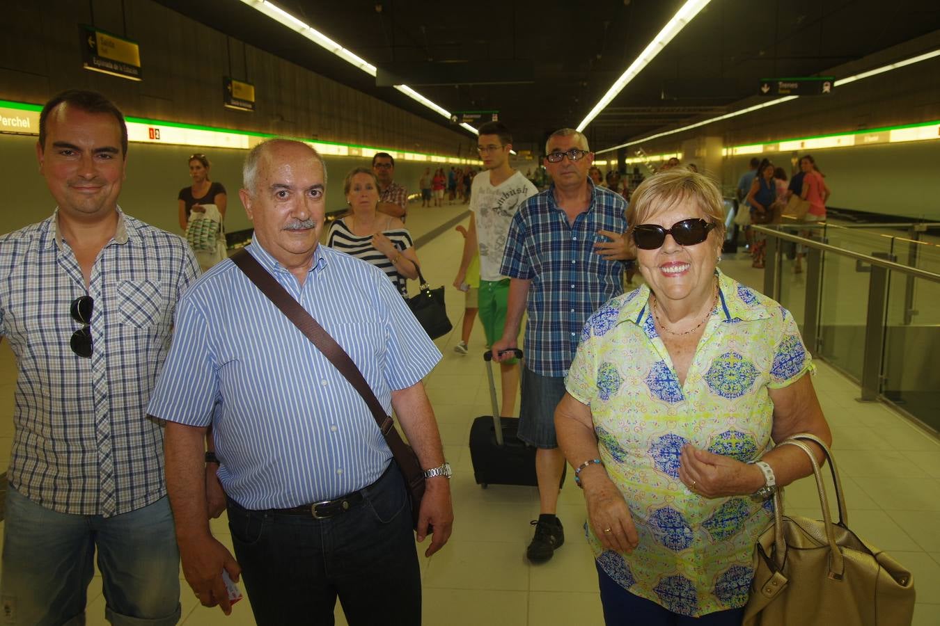 30 de julio de 2014: Yo estuve en la inauguración del metro de Málaga (II)